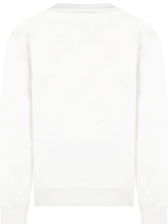 Australian White Sweatshirt For Boy With Logo