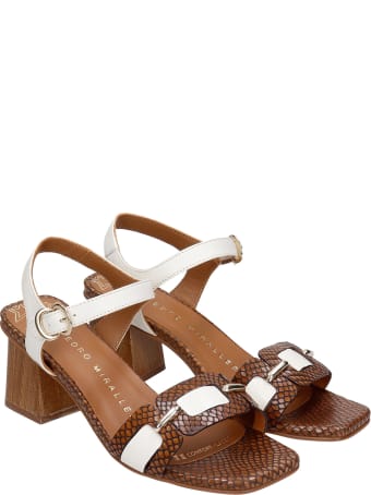 Pedro Miralles Sandals In Brown Leather