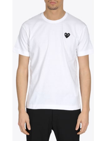 Comme des Garçons Shirt Boy Black Heart Patch Tee