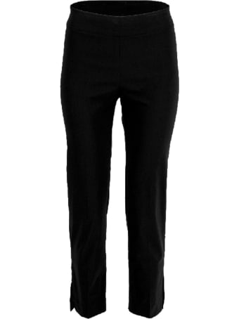 Avenue Montaigne Short Slim Pants W/slit On Bottom