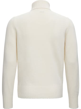 doppiaa Ivory Wool Turtleneck