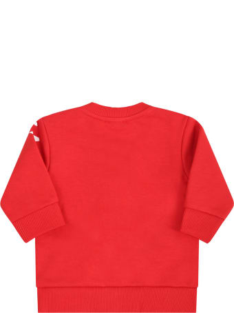 Givenchy Red Sweatshirt For Babyboy With Logo