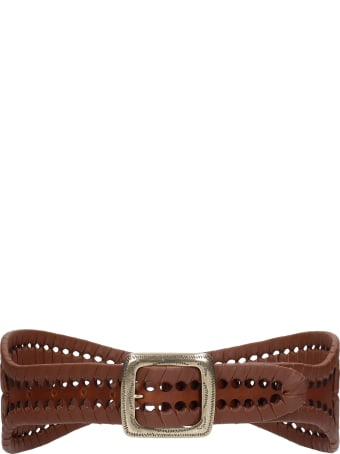 Kate Cate Belts In Brown Leather
