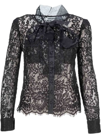 self-portrait Self Portrait Cord Lace Bow Detail Top