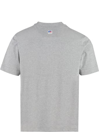 Russell Athletic Cotton Crew-neck T-shirt - Boss X Russell Athletic
