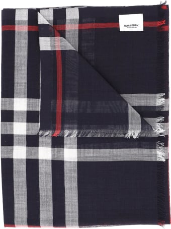 Burberry Giant Check Gauze Scarf