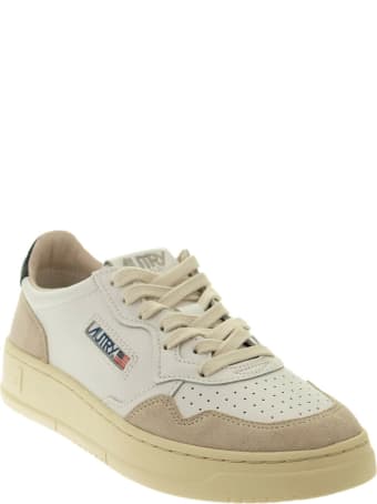Autry Medalist Low - Leather And Suede Sneakers