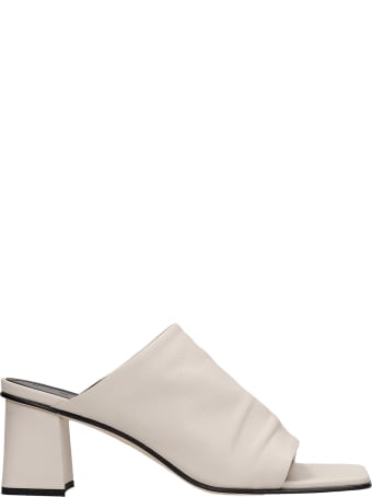Fabio Rusconi Sandals In Beige Leather
