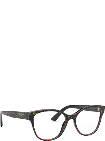 Dolce & Gabbana Eyewear Dolce & Gabbana Dg3322 Print Roses Hearts Glasses