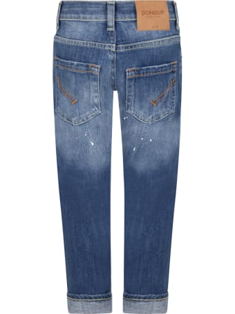 Dondup Light Blue ''brady'' Jeans For Boy