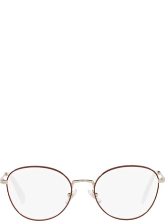 Miu Miu Eyewear Miu Miu Mu 50uv Bordeaux Glasses