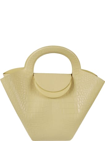 Bottega Veneta Croco Embossed Plain Tote