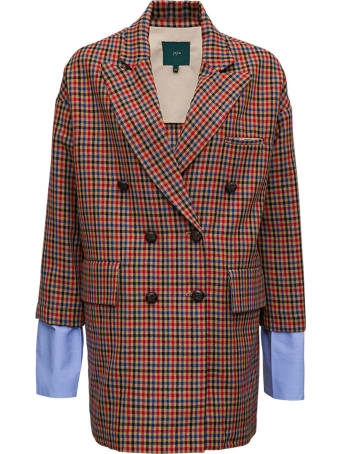 Jejia Check Katherine Wool Blazer