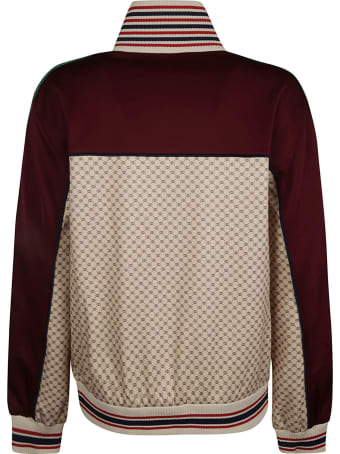 Gucci Logo Patch Web Stripe Detail Jacket