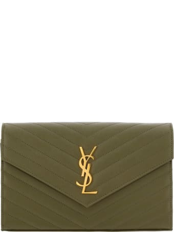 Saint Laurent Monogram Chain Wallet