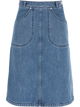 Kenzo Denim Midi Skirt