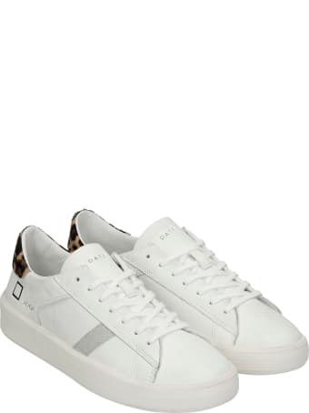 D.A.T.E. Ace Sneakers In White Leather
