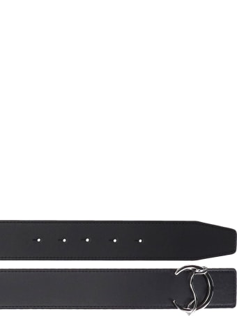 Christian Louboutin Belts In Black Leather