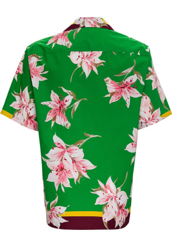 Valentino Cotton Shirt With Floral Print