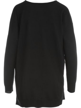 Mantù Asymmetrical V Neck L/s Sweater