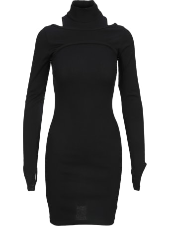 Helmut Lang Dress Cotton Rib