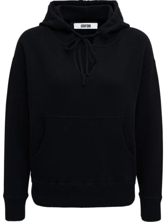 Mauro Grifoni Black Cahsmere Hoodie