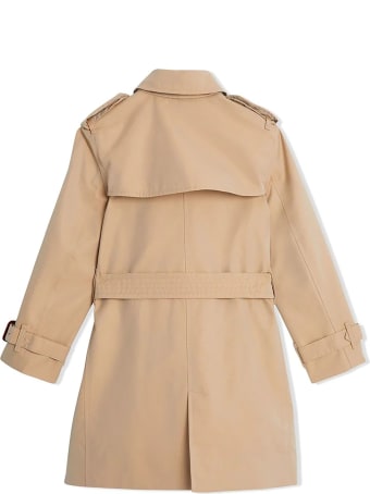 Burberry Beige Cotton Trench Coat