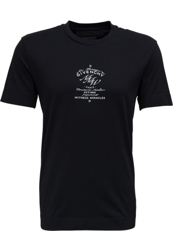 Givenchy Black Jersey T-shirt With Print