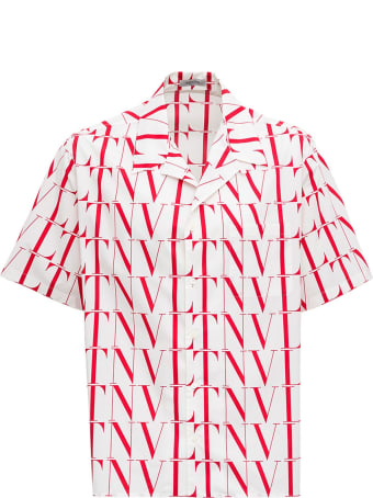 Valentino Vltn Cotton Poplin Shirt