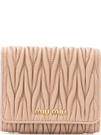 Miu Miu Matelasse Mini Wallet