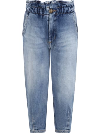 Dondup Light Blue Jeans For Girl