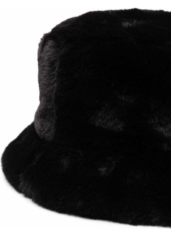 RED Valentino Faux Fur Bucket Hat