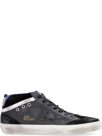Golden Goose Mid Star Double Quarter Suede Sneakers
