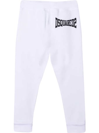Dsquared2 White Teen Trousers