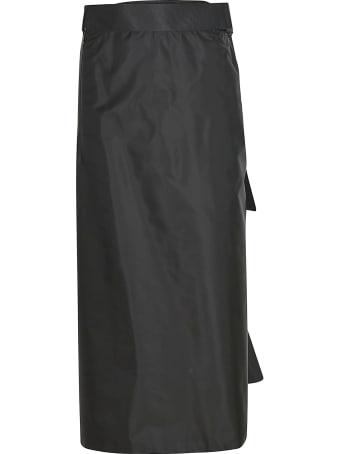 Prada Asymmetric Long Skirt