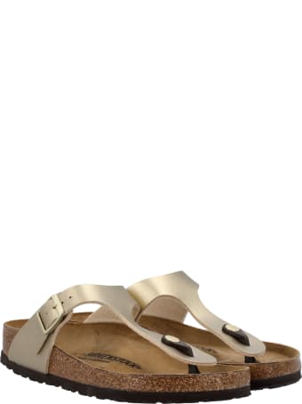 Birkenstock Gizeh Gold Birko-flor
