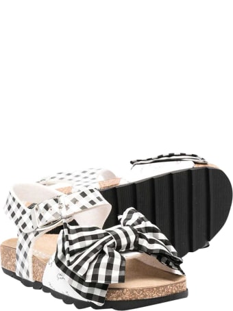 Monnalisa Check Sandals