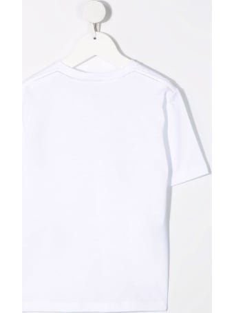 Stella McCartney Kids White Cotton T-shirt With Logo Print