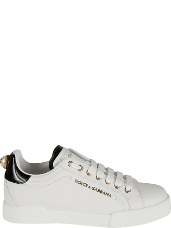 Dolce & Gabbana Logo Plaque Embellished Sneakers