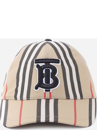 Burberry Baseball Cap With Monogram Motif