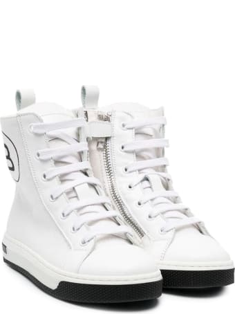 Balmain White High-top Trainers