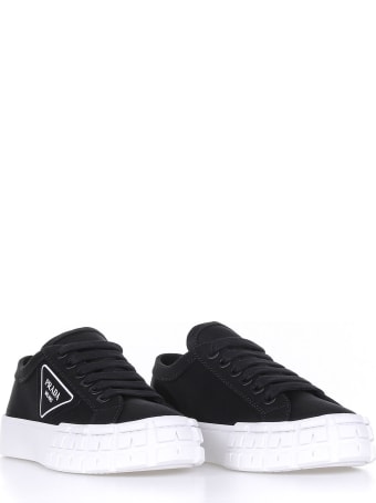 Prada Gabardine Fabric Sneakers