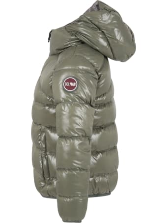 Colmar Green Jacket For Boy With Logo