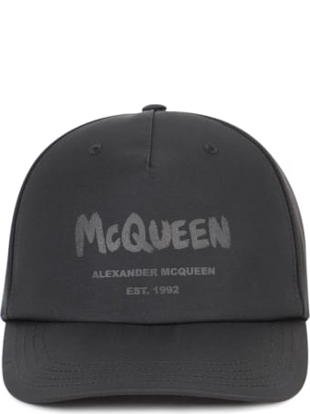 Alexander McQueen Hat Tonal Graffiti