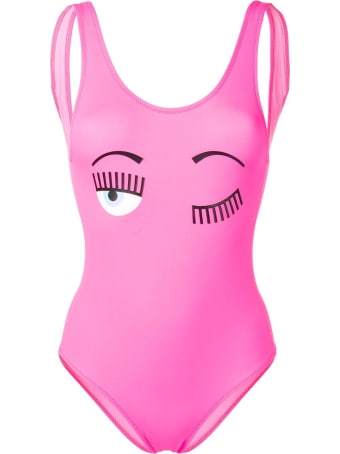 Chiara Ferragni Pink Fuxia Eyes One Piece