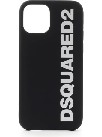 Dsquared2 Iphone 12 Pro Black Cover With Logo