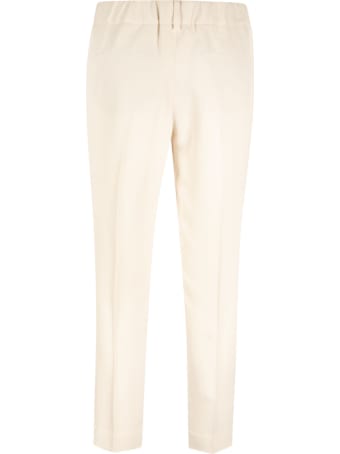 Brunello Cucinelli Ribbed Waist Classic Trousers