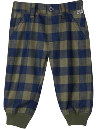 Il Gufo Trousers With Checked Percale Pattern