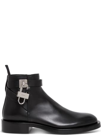 Givenchy Stivaletto Lock In Pelle Di Vitello