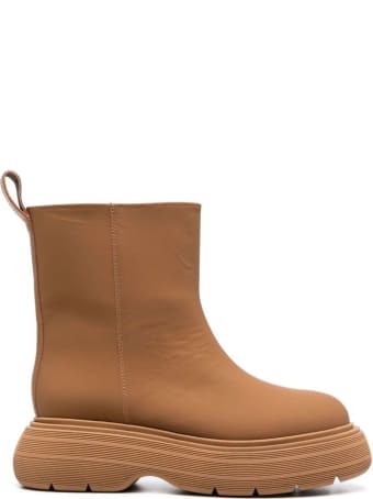 GIA BORGHINI Short Rubber Boot With A Chunky Sole
